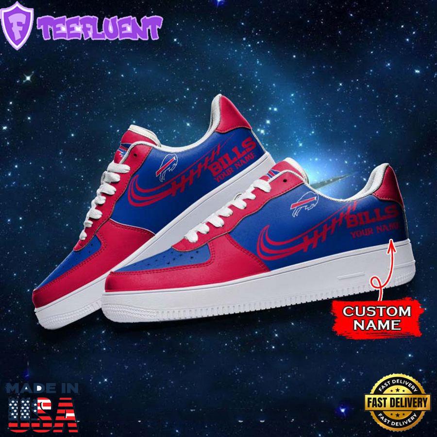 Buffalo Bills NFL Personalized Nike Air Force Sneaker