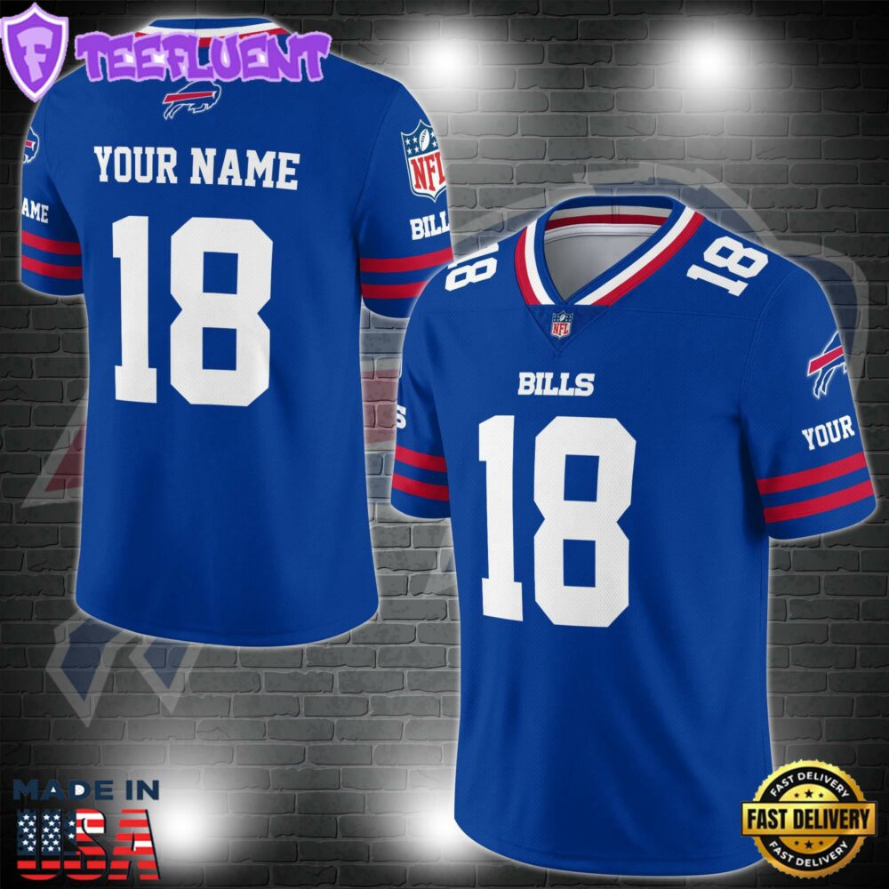 Buffalo Bills Personalized V-neck Football Jersey Sport Gifts For Fan