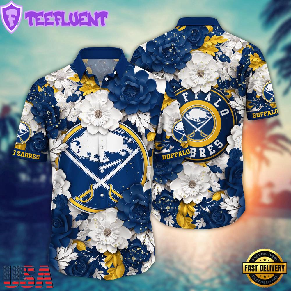 Buffalo Sabres NHL Blue Color Hawaiian Shirt