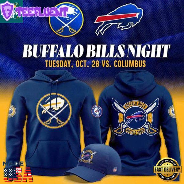 Buffalo Sabres Versus Buffalo Bills Night 2025 Celebration Hoodie