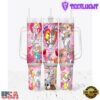Bugs and Lola Bunny Valentines Stainless Steel Tumbler 40Oz With Handle