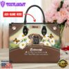 Bullmastiff Dog Are Not Our Whole Life But They Make Our Lives Whole Leather Handbag