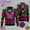 Butterfly Tie Dye Ugly Christmas Sweater