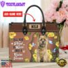 Cairn Terrier Dog All You Need Is Love And A Leather Handbag