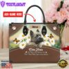 Cairn Terrier Dog Are Not Our Whole Life But They Make Our Lives Whole Leather Handbag
