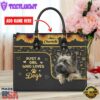 Cairn Terrier Dog Just A Girl Who Loves Dogs Leather Handbag