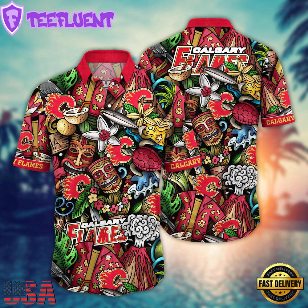 Calgary Flames NHL Hawaiian Shirt