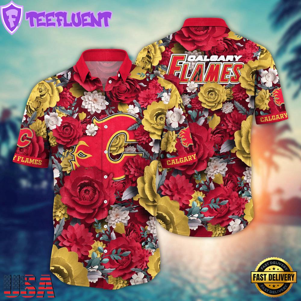 Calgary Flames NHL Hawaiian Shirts