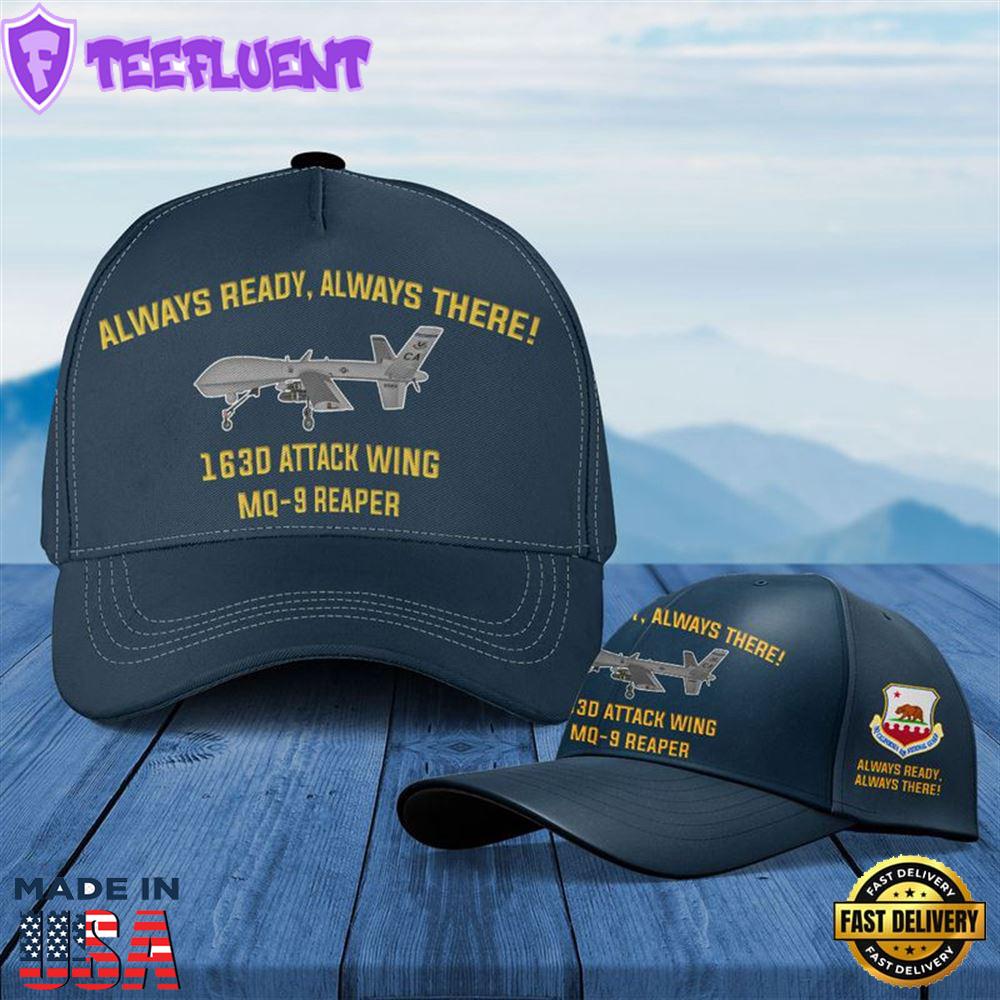California Air National Guard 163d Attack Wing MQ-9 Reaper Baseball Cap