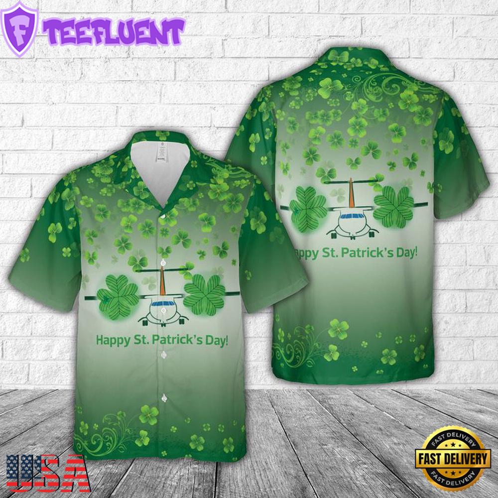 Canada Air North, Yukon's Airline, St. Patrick's Day Hawaiian Shirt