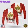 Canada Merry Christmas Eh Canada Moose Ugly Christmas Sweater