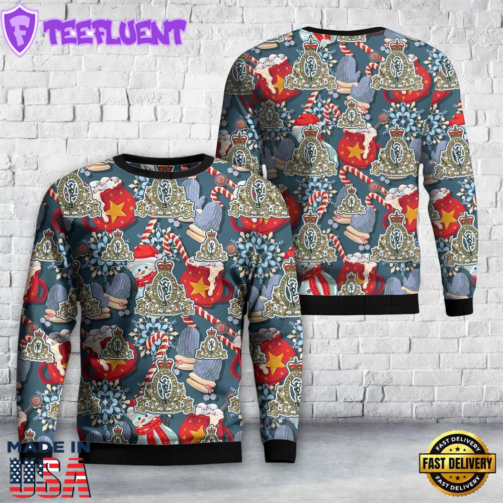 Canadian Army, Royal Canadian Corps of Signals (RCCS or RC Sigs) Christmas Sweater