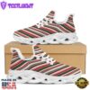 Candy Cane Stripe Christmas Print White Max Soul Shoes