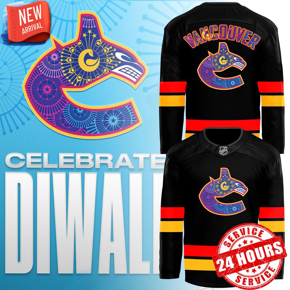 Canucks Diwali Night 2024 Special Edition Jersey
