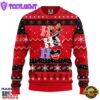 Carolina Hurricanes Hohoho Mickey Christmas Ugly Sweater