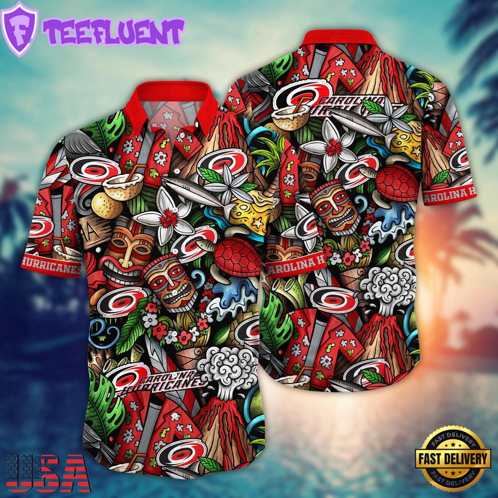 Carolina Hurricanes NHL Hawaiian Shirt
