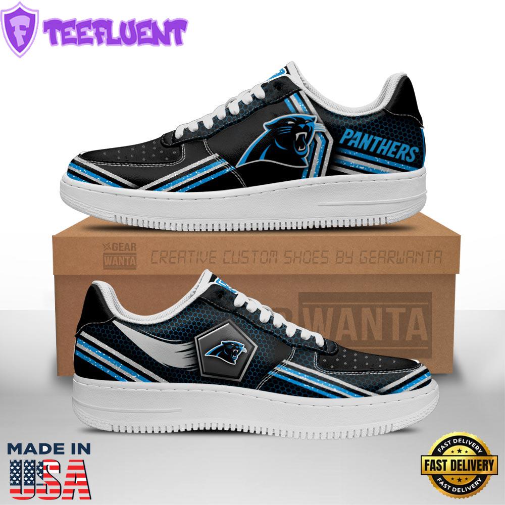 Carolina Panthers Air Sneakers Custom Force Shoes For Fans