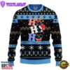 Carolina Panthers HoHoHo Mickey Christmas Ugly Sweater