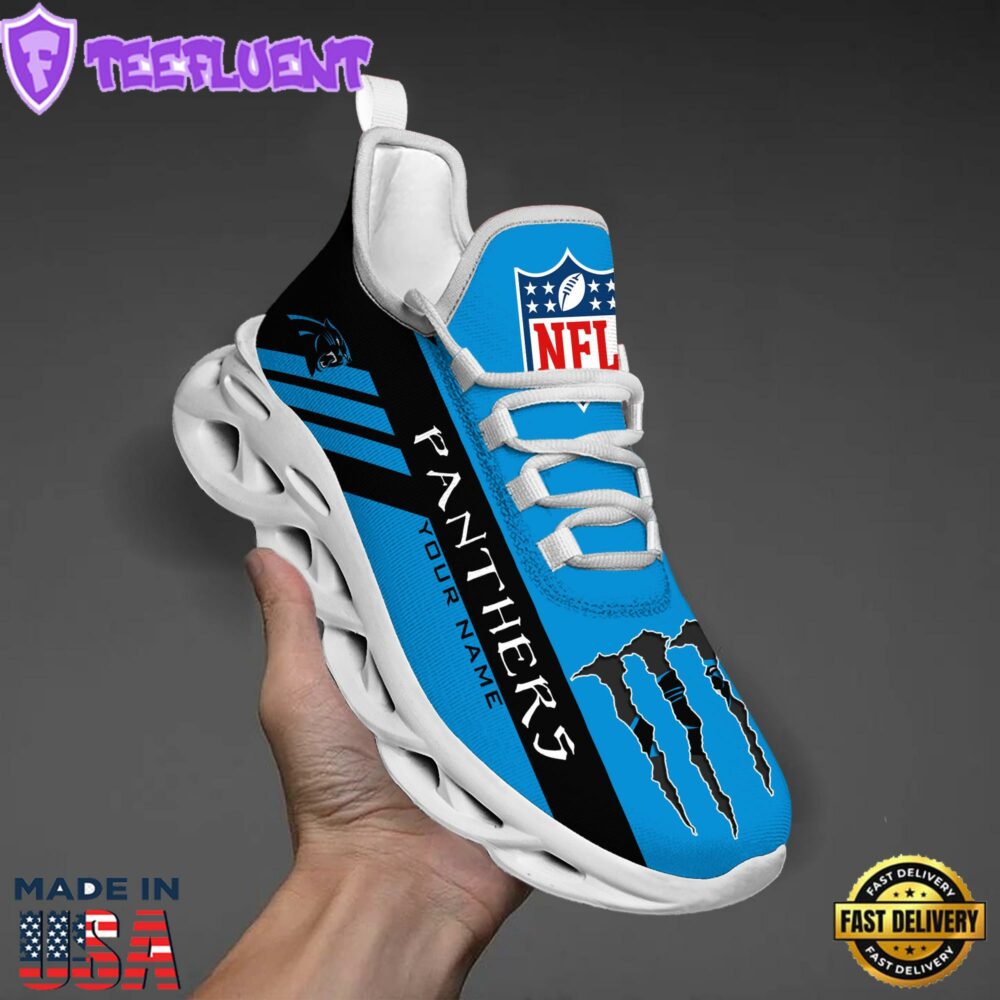 Carolina Panthers NFL Clunky Max Soul Shoes Personalized