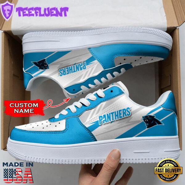Carolina Panthers NFL Personalized Air Force 1 Shoes