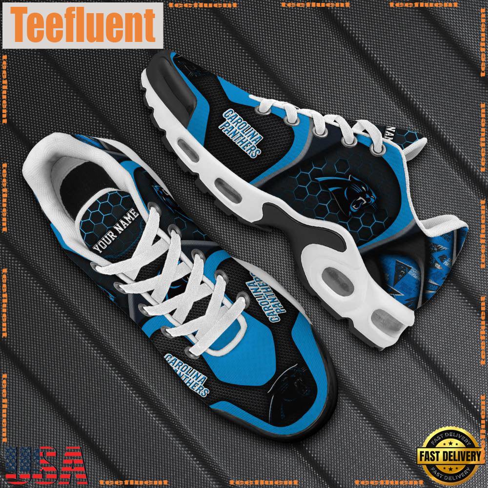 Carolina Panthers Tn Shoes Personalized Your Name, Football Team Shoes