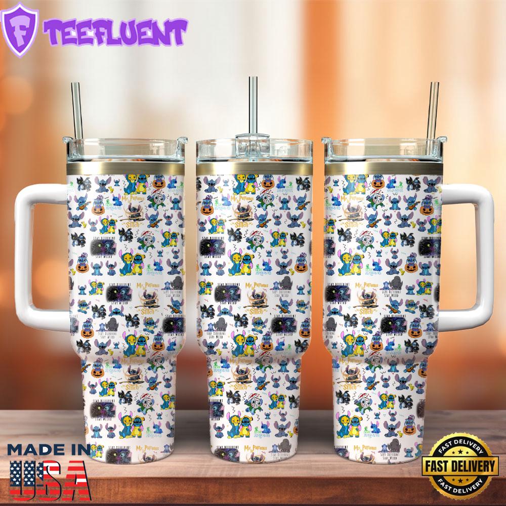Cartoon Characters Movie Custom Stanley Quencher 40oz Stainless Steel Tumbler With Handle