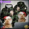 Cat Christmas Hoodie All Over Print