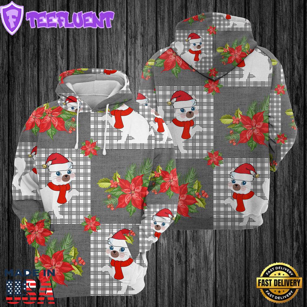 Cat Christmas Symbolchristmas Hoodie All Over Print