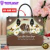 Cavalier King Charles Spaniel Dog Are Not Our Whole Life But They Make Our Lives Whole Leather Handbag