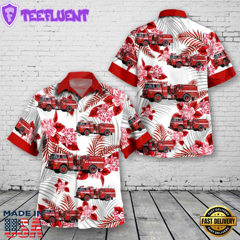 CDF - FORD FIRE TRUCK 1284 Hawaiian Shirt