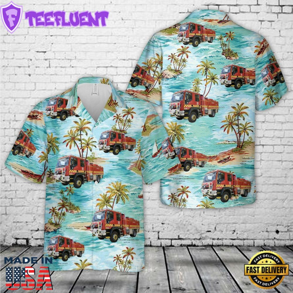 CFA Fire Truck Fleet Hawaiian Shirt