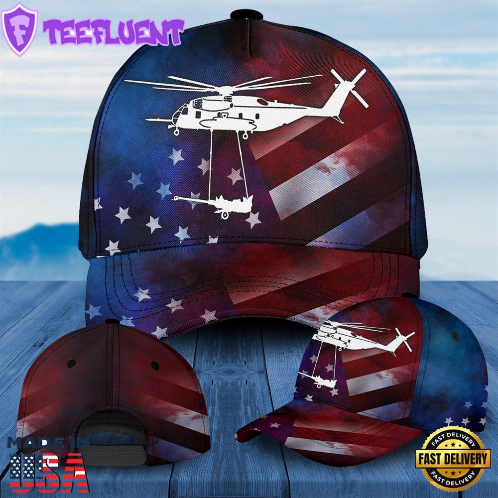 CH-53E Super Stallion And Howitzer M777 Artillery Baseball Cap