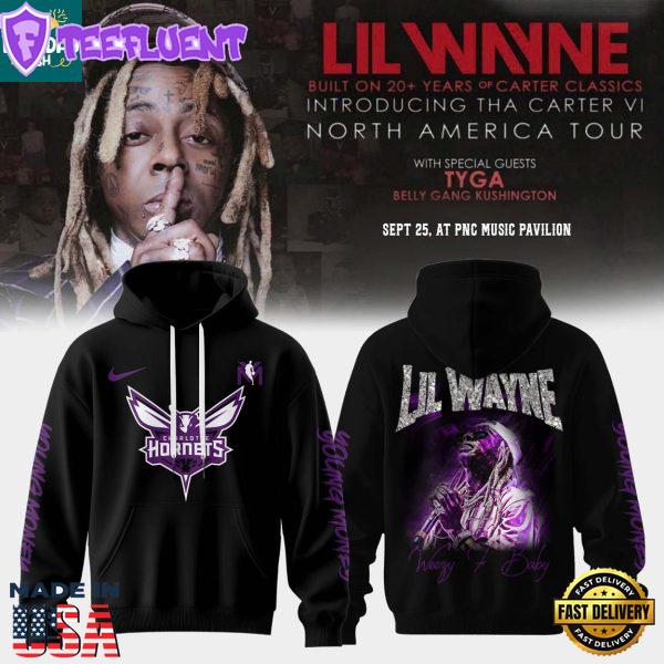 Charlotte Hornets Lil Wayne 2025 Tha Carter VI North America Tour Hoodie