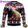 Charolais Cow Ugly Christmas Sweater