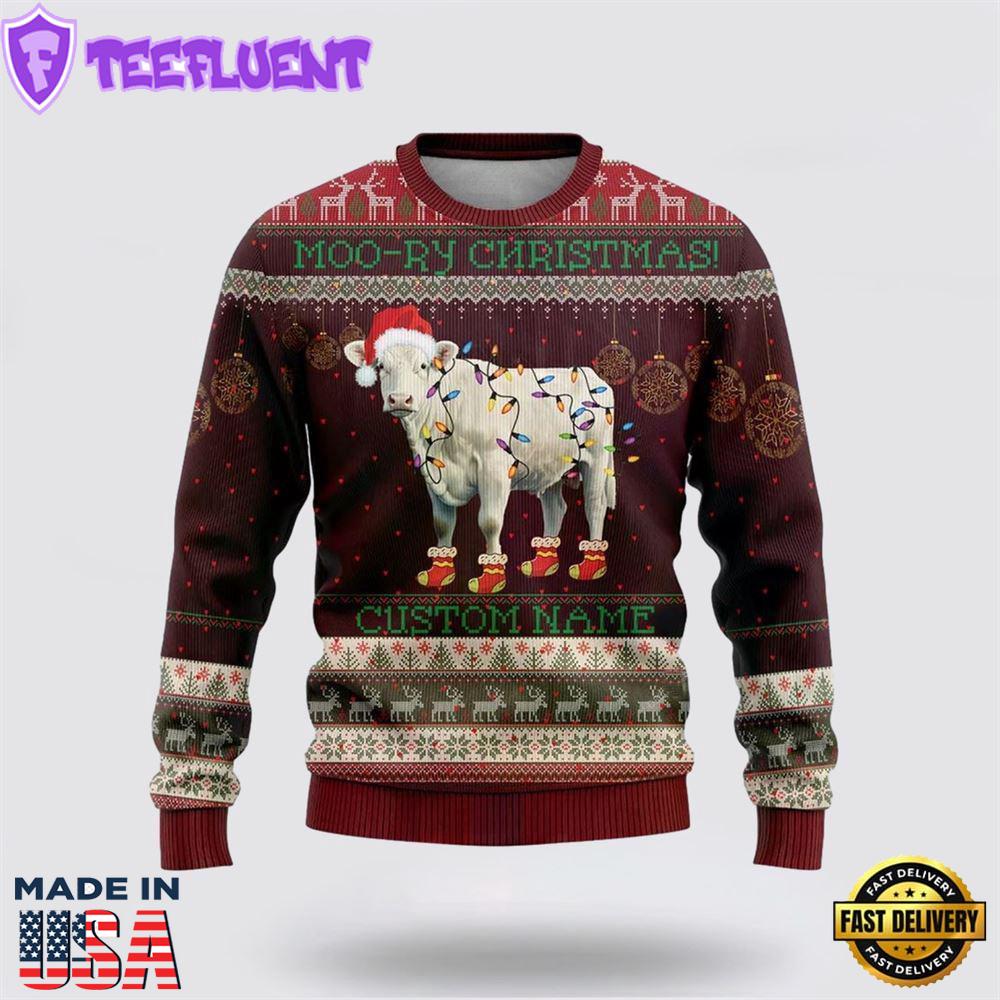Charolais Loverss Ugly Christmas Sweater