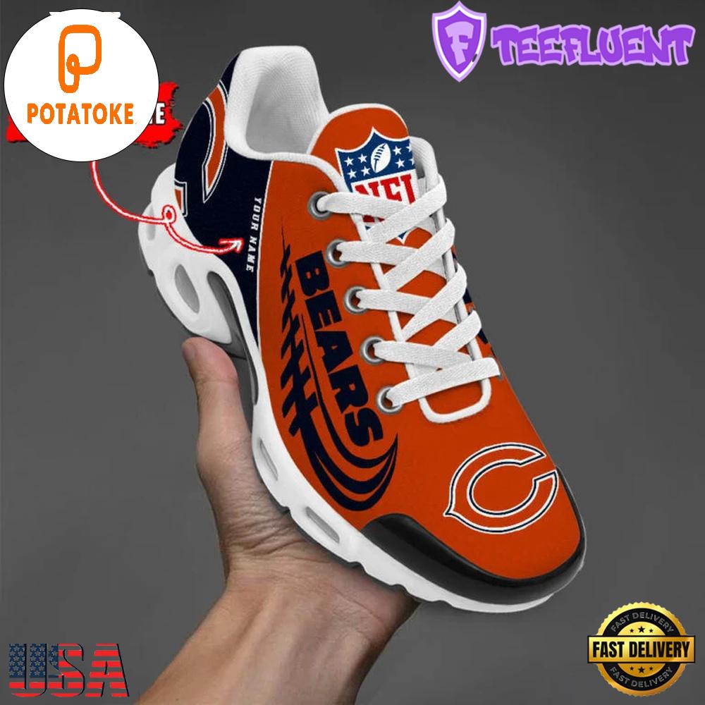 Chicago Bears Custom Name Air Cushion Sports Shoes Air Max Plus Shoes