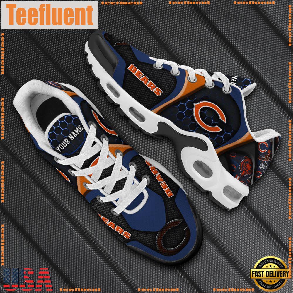 Chicago Bears Tn Shoes Personalized Your Name, Football Team Shoes