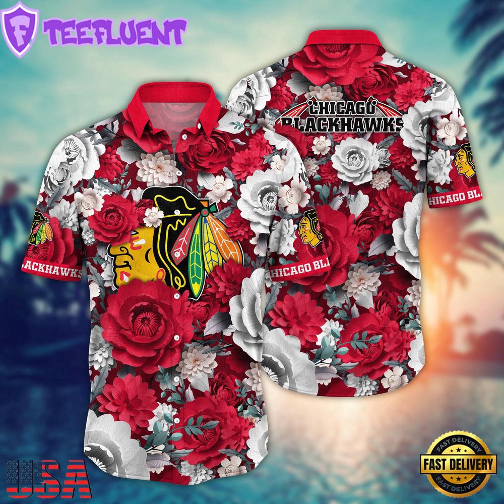 Chicago Blackhawks NHL Hawaiian Shirt
