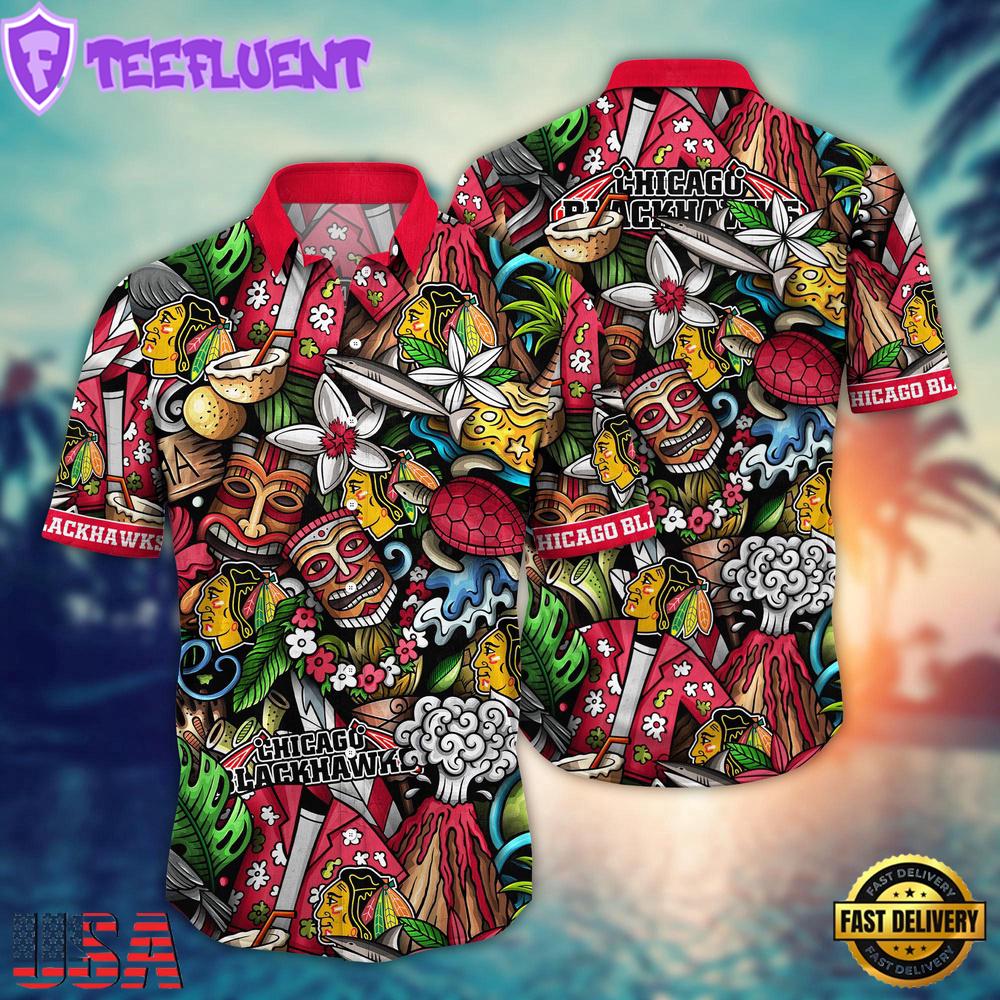 Chicago Blackhawks NHL Team Hawaiian Shirt
