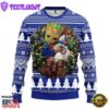Chicago Cubs Groot Hug Christmas Ugly Sweater Sport For Fan