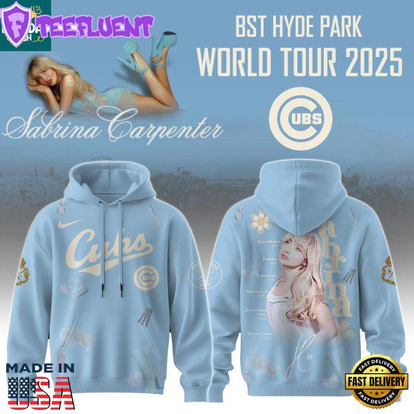 Chicago Cubs MLB Sabrina Carpenter 2025 Fall Tour Hoodie