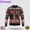Chicken Under Snow Ugly Christmas Sweater