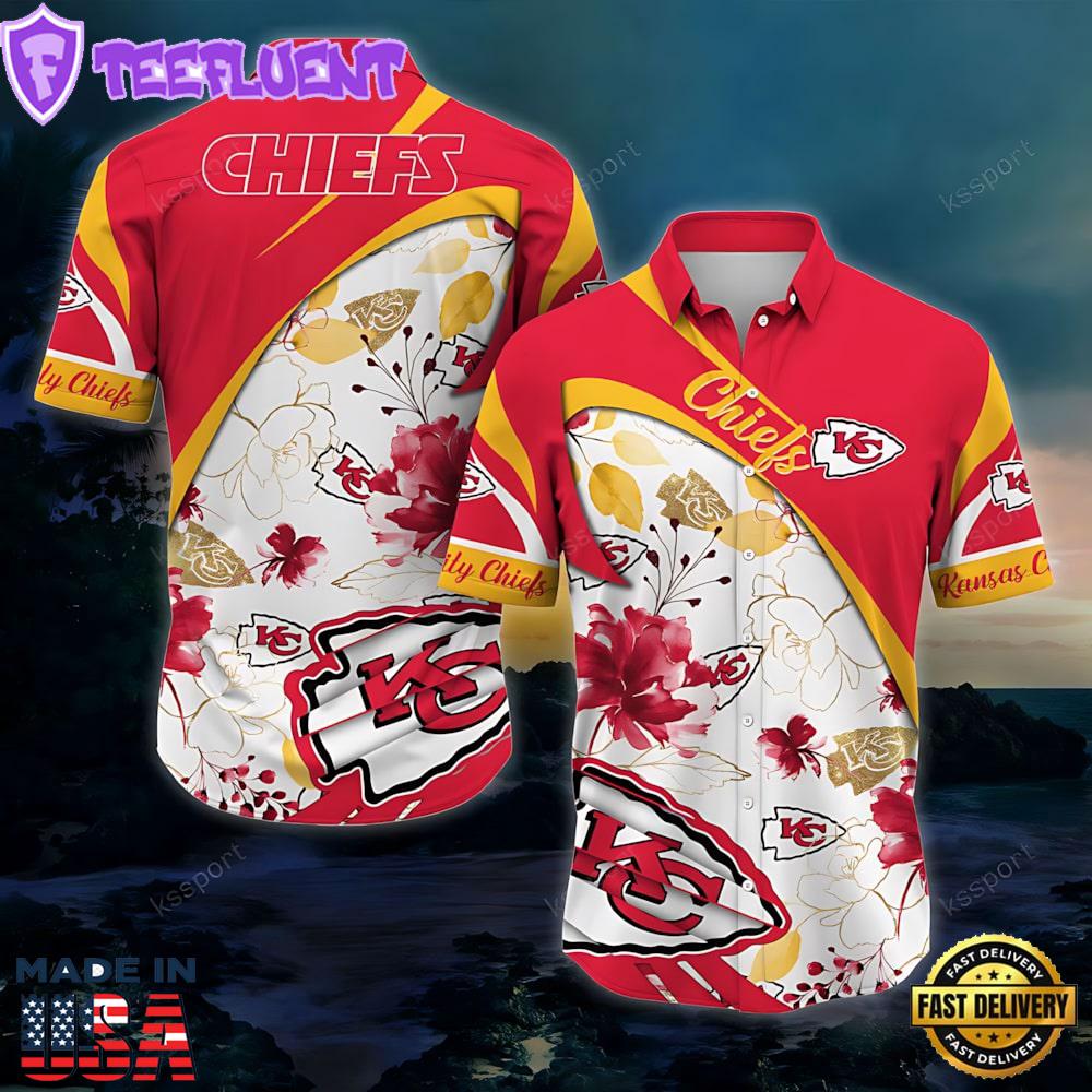 Chiefs Floral Fusion Bold Hawaiian Shirt
