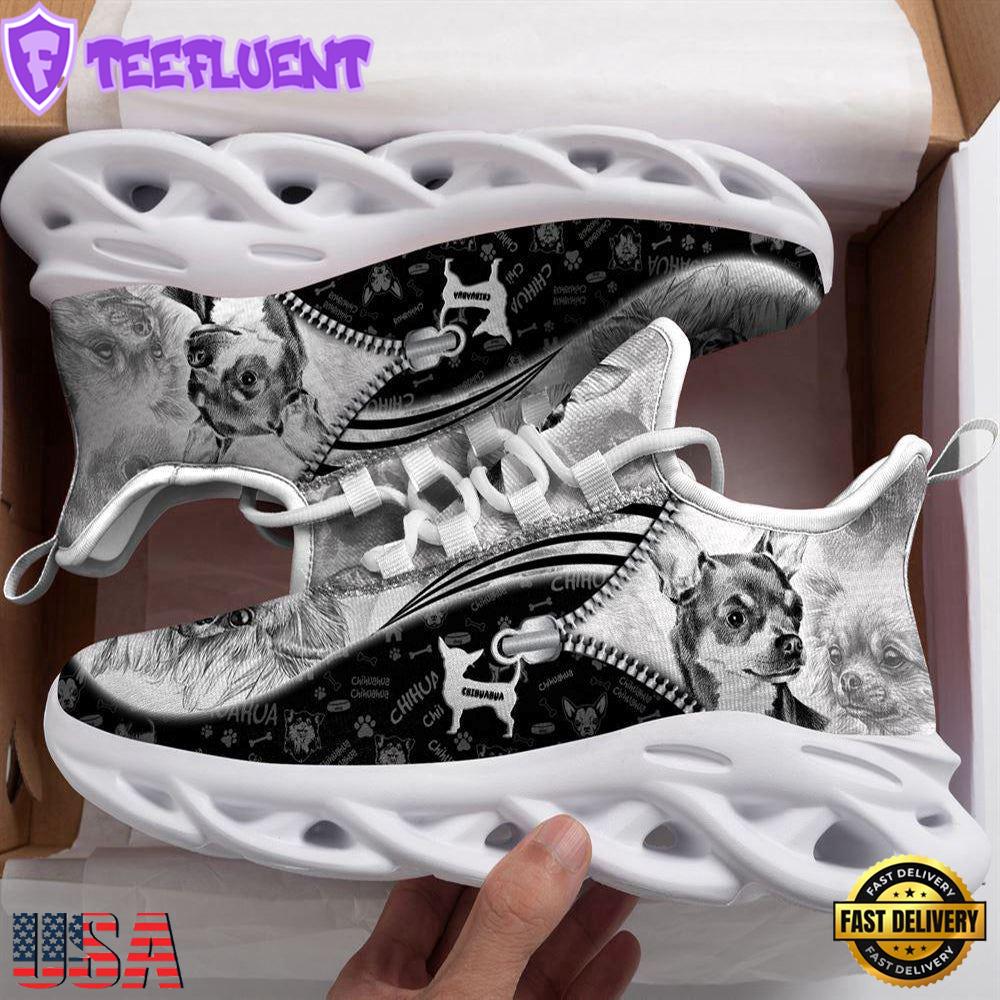 Chihuahua Sketch Max Soul Shoes For Men Women Dog Shoes Running