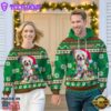 Chinese Crested Dog Cheer with Santa Hat Christmas Sweatshirt And Hoodie Green Gift Xmas 2 Chinese Crested Dog Cheer with Santa Hat Christmas Sweatshirt And Hoodie Green