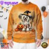 Chinese Crested Dog In Spooky Autumn Halloween 3D Shirt