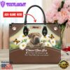 Chinese Shar-Pei Dog Are Not Our Whole Life But They Make Our Lives Whole Leather Handbag