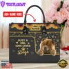 Chow Chow Dog Just A Girl Who Loves Dogs Leather Handbag