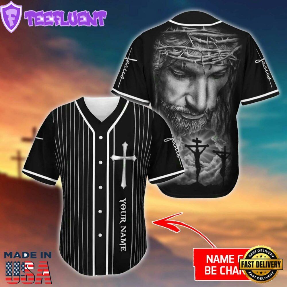 Christ The Savior Cross Custom Baseball Jersey