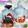 Christmas Black Cat Christmas Hoodie All Over Print - Christmas Hoodie Men